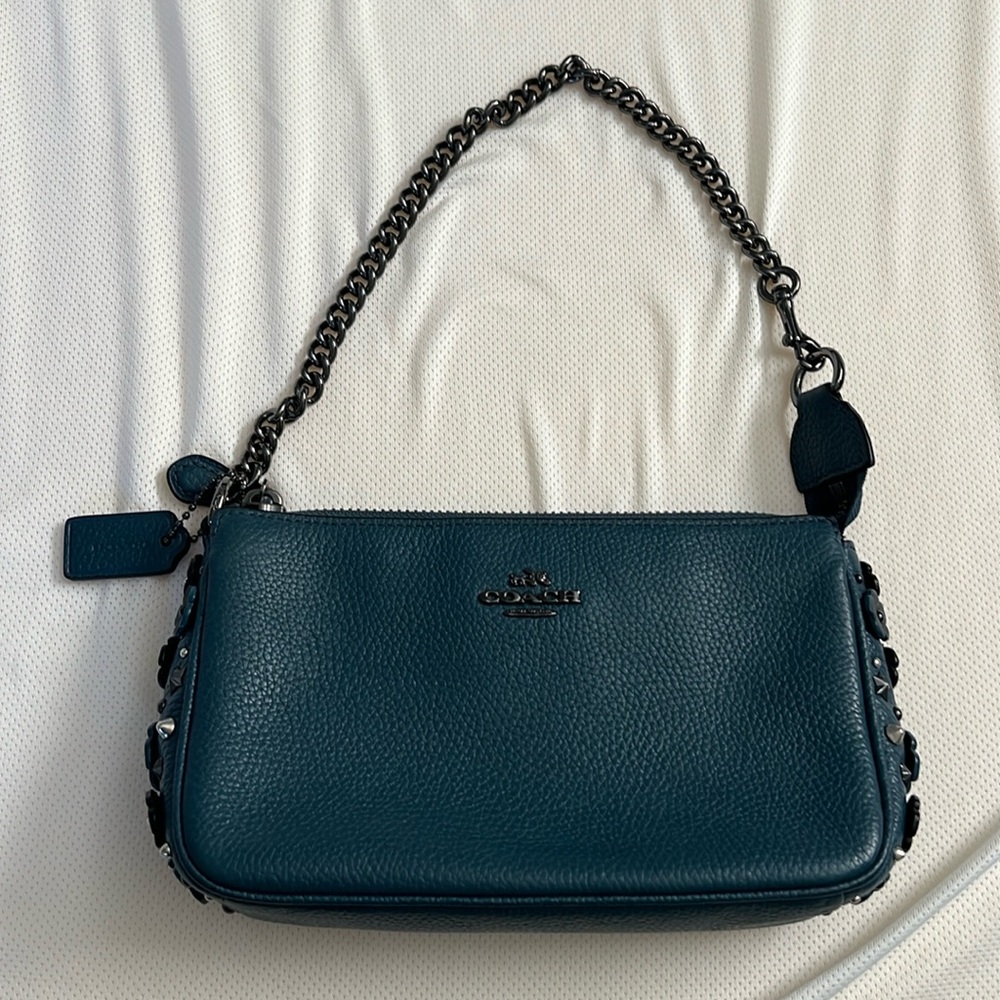 Coach Tea Rose Wristlet